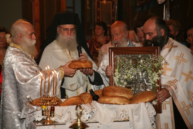 August 14 - Panaghia festival - Blessing of the holy bread 
